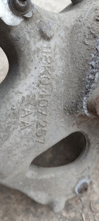 фото №6, Поворотный кулак з ступица левый перед audi a5 8t 1.8 tfsi 8k0407271p