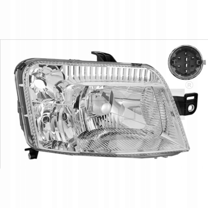 фото №3, Лампа fiat panda 09-13 фара лівий