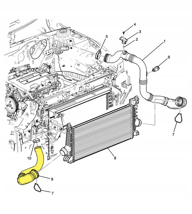 фото №12, Шланг труба turbo chevrolet orlando 1.4 13419572