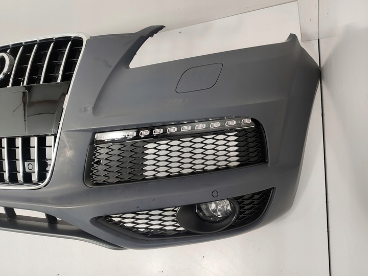 фото №4, Audi q7 i 4l0 ліва решітка бампера s-line face рестайлінг