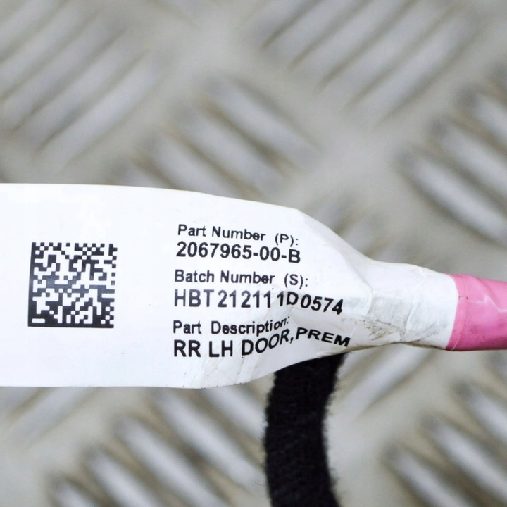 фото №6, Tesla модель 3 2021 левая сторона жгут провод дверь задних