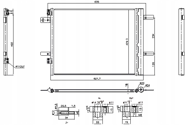 фото №1, Радиаторов кондиционера toyota