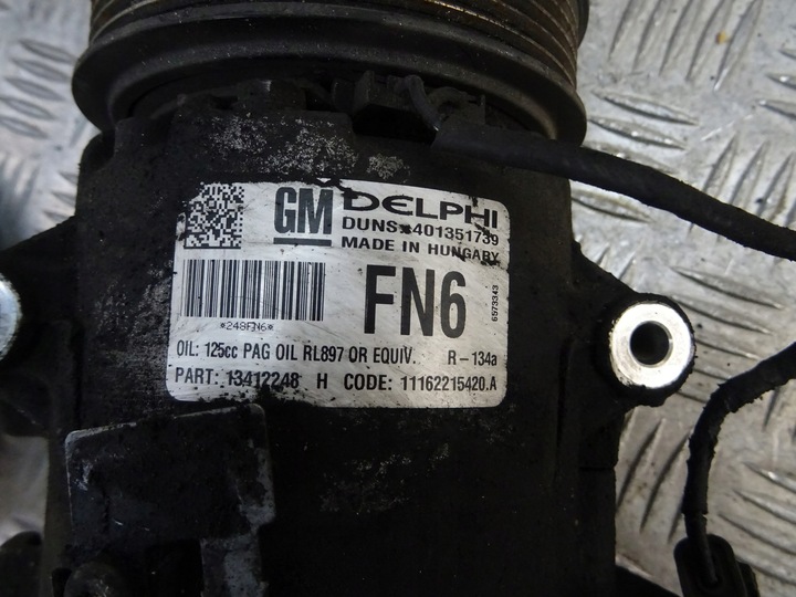 фото №8, Opel meriva b компрессор кондиционера 13412248 1.3