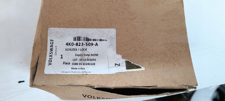 фото №6, Замок капота audi a6 s6 4k0 a7 s7 volkswagen golf viii 4k0823509a