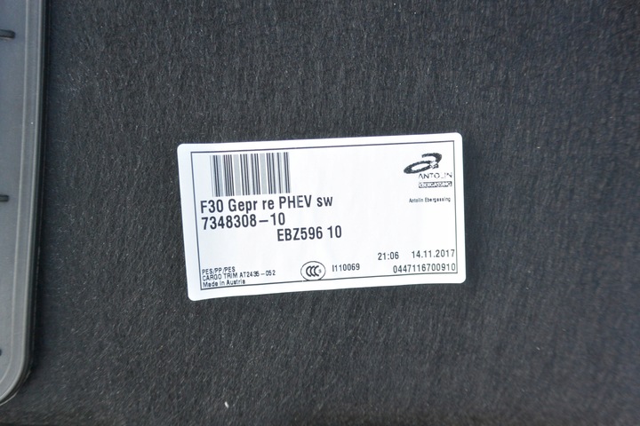 фото №15, Боковина багажника лівий праві kpl bmw 3-seria f30 sedan 330e
