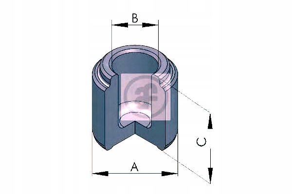 фото №2, Автофрен tłoczek зажим citroen c5 i 1.8 16v dc6