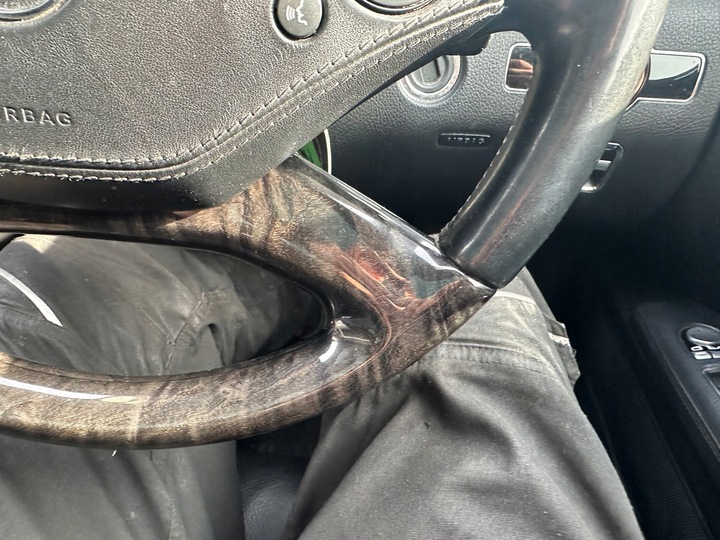 фото №7, Руль тёмное дерево mercedes benz w221 рестайлинг кожа