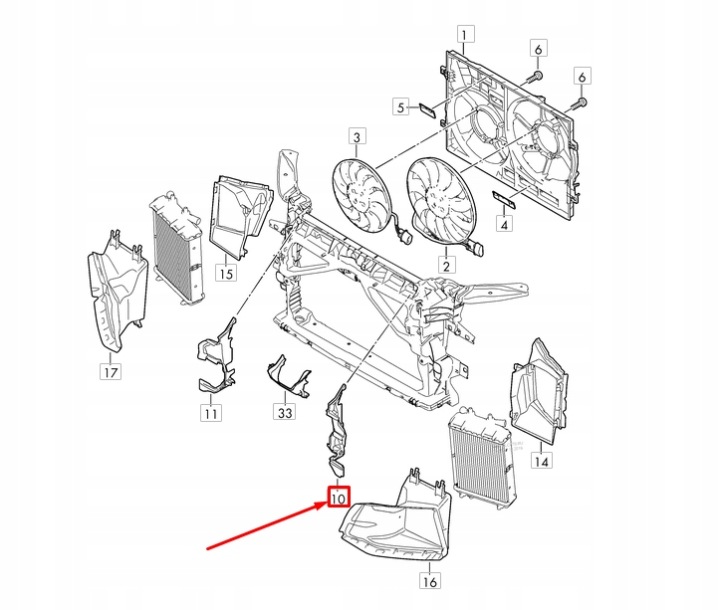 фото №8, Audi rs3 8v левое воздуховод воздуха 8v0121283s оригинальная запчасть