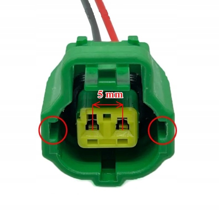 фото №10, Штекер роз'єм з'єднувач джгут 2 pin do toyota suzuki датчик температури