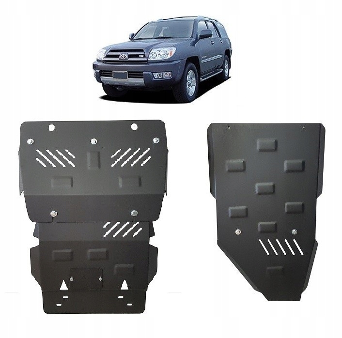 фото №1, Набор стальных защита шасси toyota 4runner 2002-2009