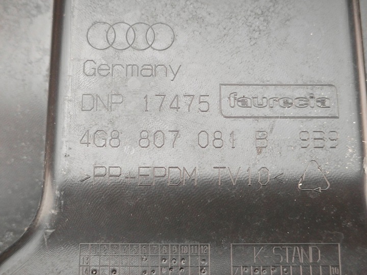 фото №7, Оригінальна захист ременя передньої audi a7 c7 рестайлінг 4g8807081b 34km