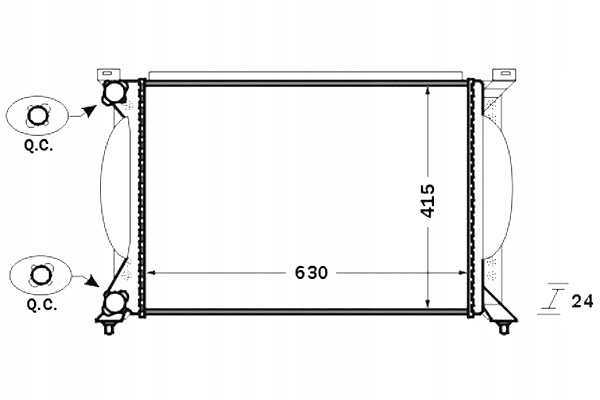 фото №9, Радиаторов двигателя воды audi a4 b6 a4 b7 a6 c5 seat ex #petrolhead pro+ kit5