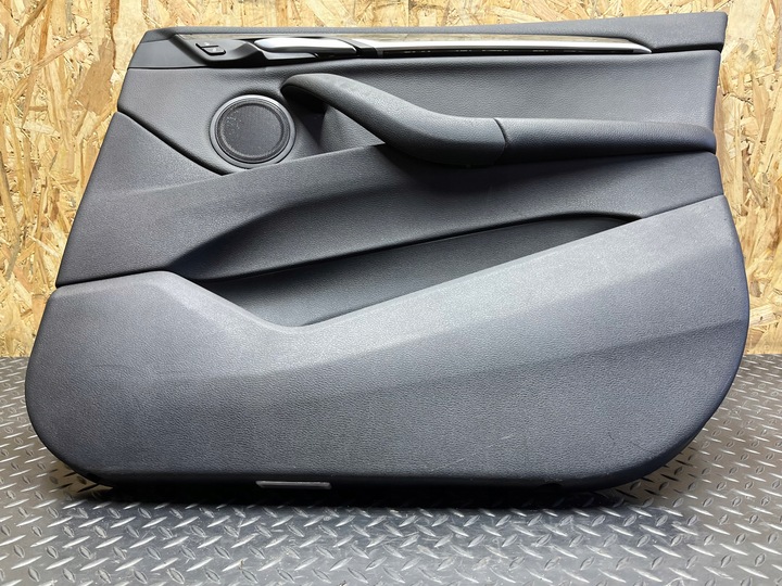 фото №6, Боковина обивка дверь правые перед bmw x1 f48 чёрная кожа европа