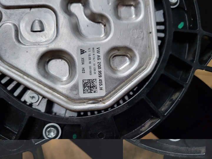 фото №6, Vw polo 2g вентилятор радиатор 2q0959455h