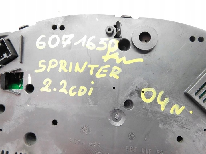 фото №6, Mercedes sprinter i w903 2.2cdi спідометр  zegry