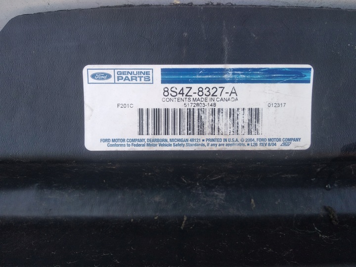 фото №8, Ford focus usa 08- спойлер плита бампер переднє