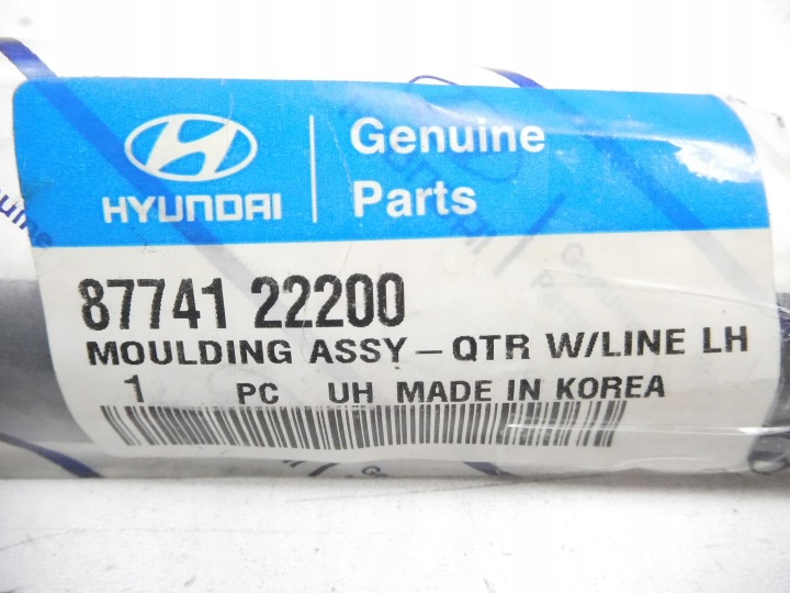 фото №9, Молдинг боковая левая hyundai accent oem номер 87741 22200