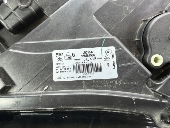 фото №16, Citroen berlingo iv 4 фара передня led ліві перед 9852815680