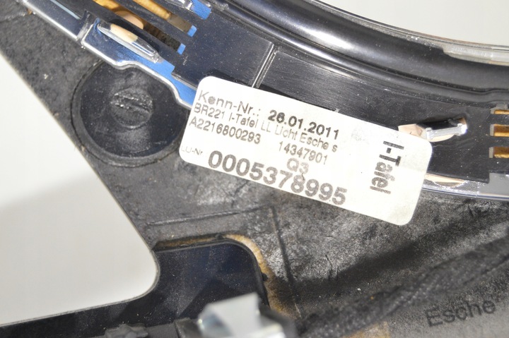 фото №15, Dekor панели чёрные дерево ambiente mercedes w221 s класс 2216800293