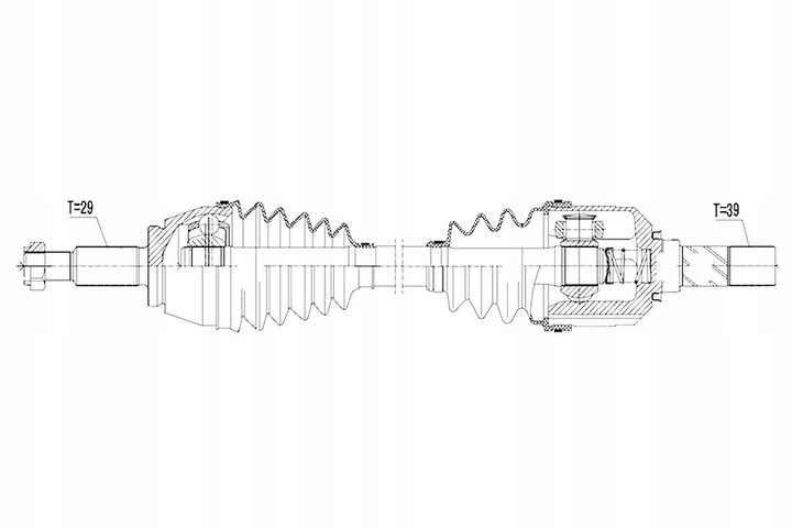 фото №2, Полуось приводная renault espace v 1.6dci 15- левая, mtm