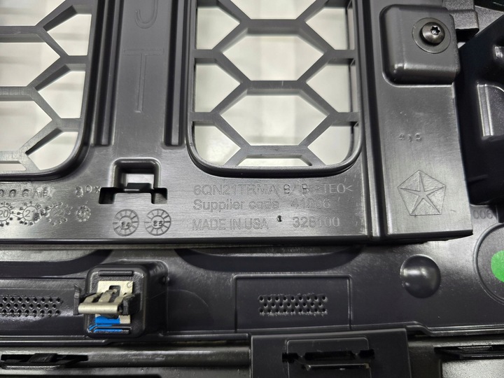 фото №12, Решітка решітка радіатора бампера pod камера jeep wrangler jl рестайлінг 19- перед