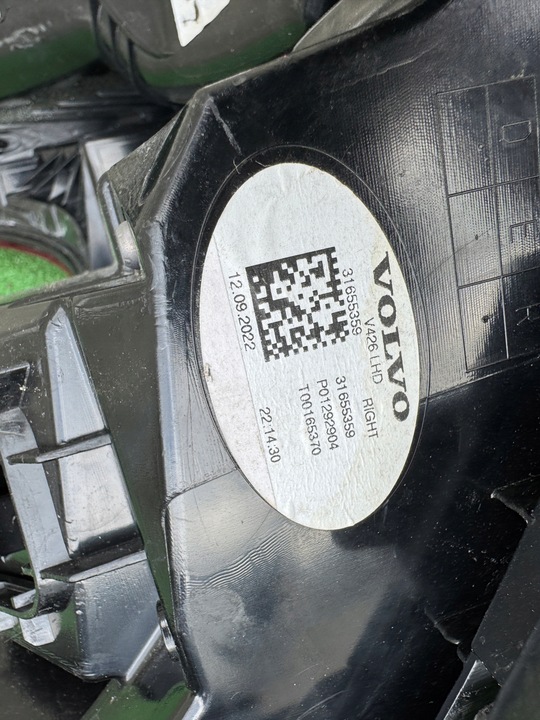 фото №11, Volvo xc60 ii 2017- usa лампа права задня eu org 31655359