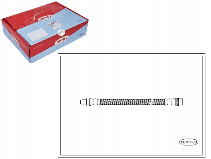 фото №1, Corteco 19025761 шланг гальмівний гнучкий