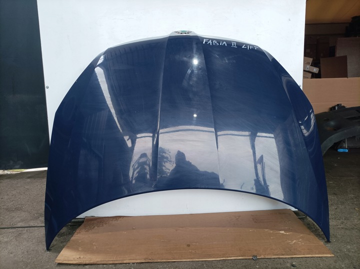 фото №1, Капот skoda fabia ii 2 рестайлинг 10-15 крышка двигателя