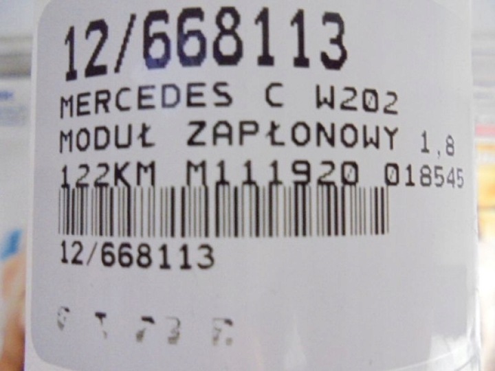 фото №12, C w202 модуль запалювання 0185450232 1,8 5wk9120