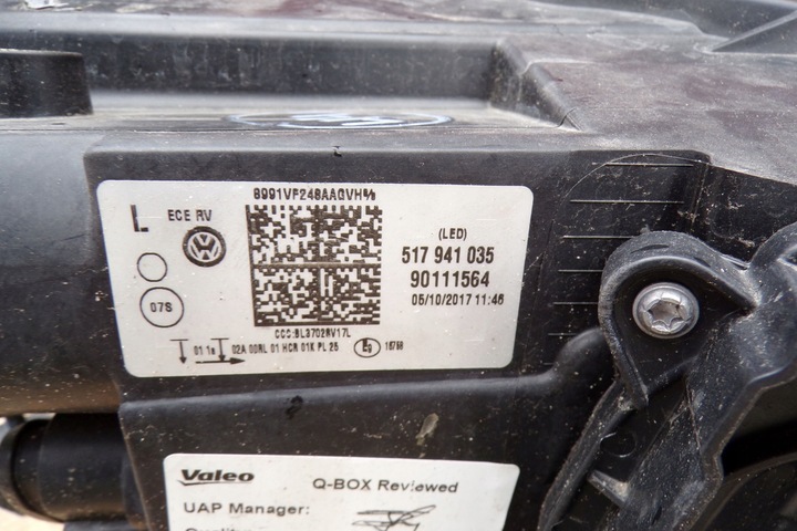 фото №7, Бампер крила перед vw golf sportsvan рестайлінг la3r