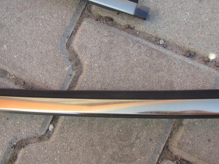 фото №10, 1 mercedes w210 sedan хром рамка стекло задняя планка прокладка стёкла зад