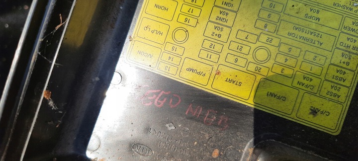 фото №3, Kia ceed крышка коробка предохранителей