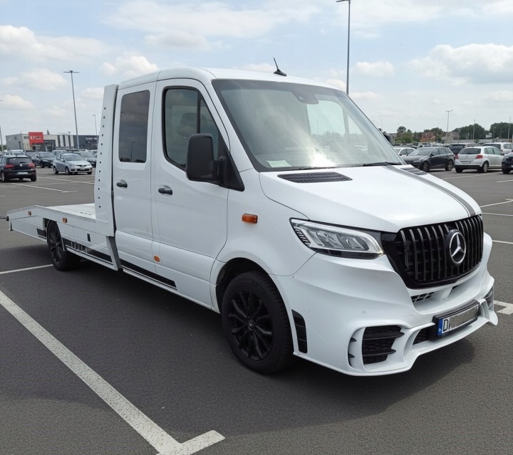 фото №13, Бампер передний перед + решётка радиатора mercedes sprinter w907 w910 b907 b910 907 910
