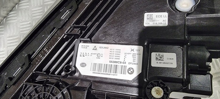 фото №9, Bmw 5 g30 g31 lci лампа правая перед передняя полный led адаптивный новая 22r