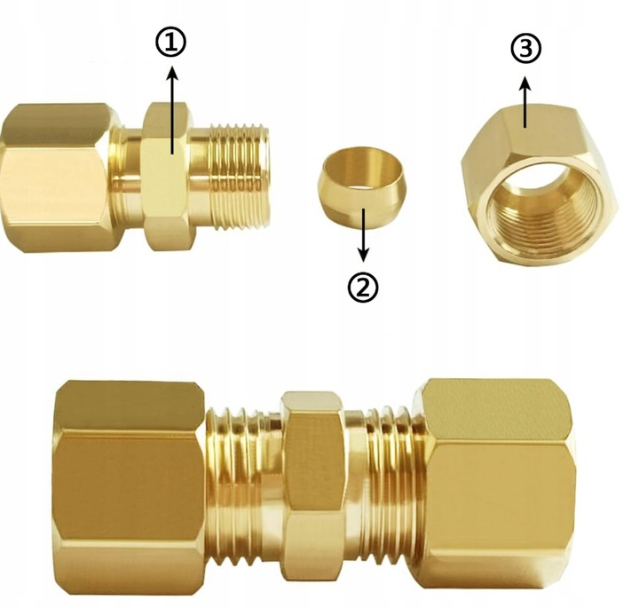 фото №14, Соединитель соединитель шланг szynkowego ø4.75mm od 3/16” m10 bez зажатия 6 szt.