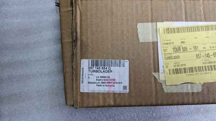 фото №13, M оригінал турбіна vw audi a8 sq7 10 000 km jak нова 057145654q 057145654n