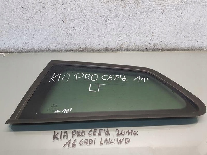 фото №1, Скло кузовна лівий зад kia pro ceed i