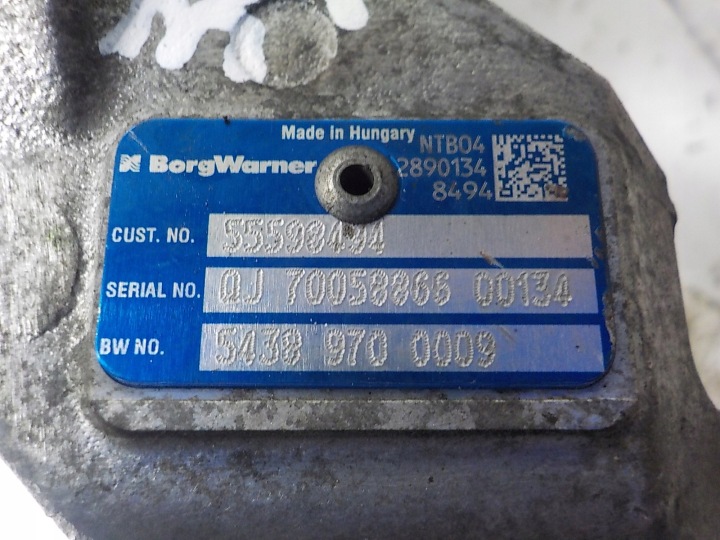 фото №9, Opel insignia a 1.6 cdti b16dth турбонагнетатель турбина 55598494