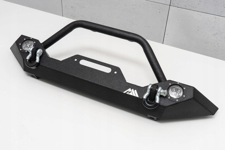 фото №7, Jeep wrangler yj/tj 1987-2006 бампер передний з led aspen 51-0034