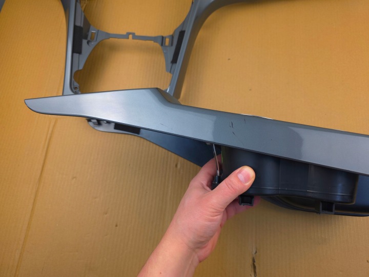 фото №14, Ford c-max mk2 10-19 kuga ii 12-19 рамка панелі капот тунелю радіо консолі