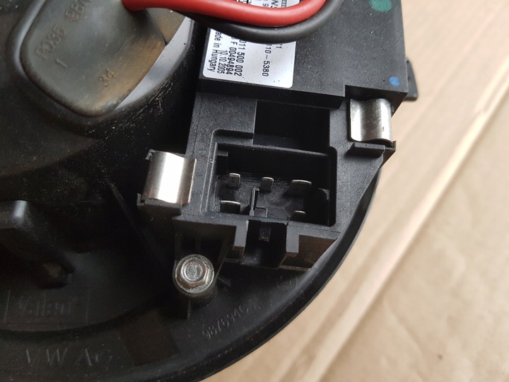 фото №9, Повітродувка повітропровід + резистор / seat leon ii vw golf v audi a3 8p / перевірена