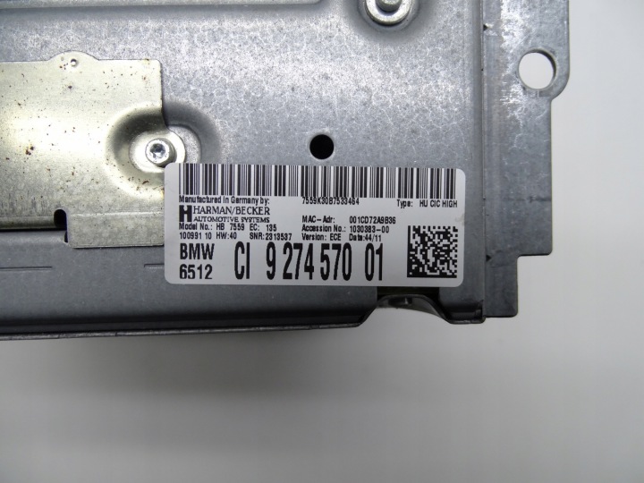 фото №11, Магнитола cd считыватель навигации bmw f10 f11 f12 f13 f06 9274570