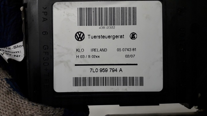 фото №6, Cayenne touareg 7l моторчик стёкла правые зад