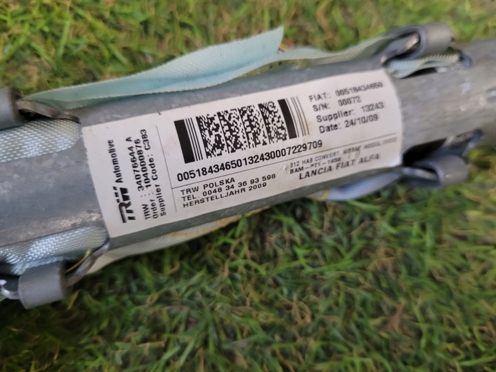 фото №6, Fiat 500c cabrio шторка подушка безпеки