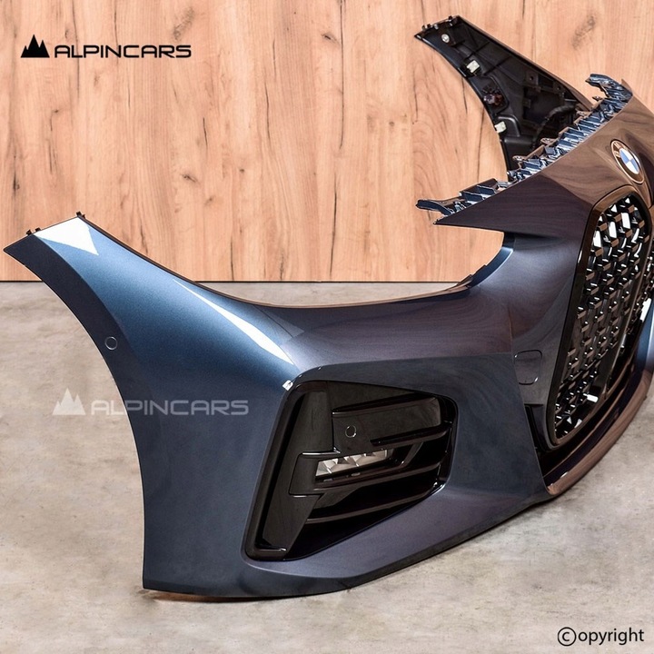 фото №5, Bmw g22 g23 m набір бампер перед arctic race blu