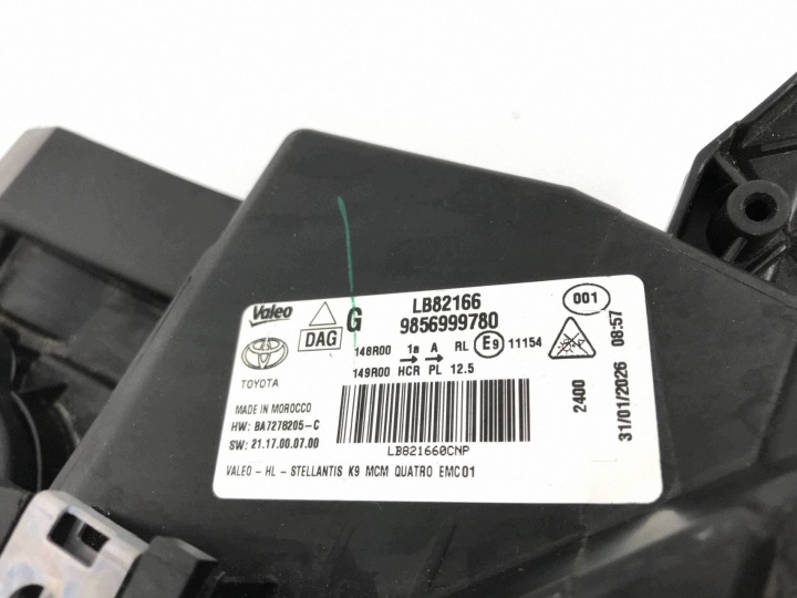 фото №12, Toyota proace city verso рестайлинг 23- фара левая полный led 9856999780