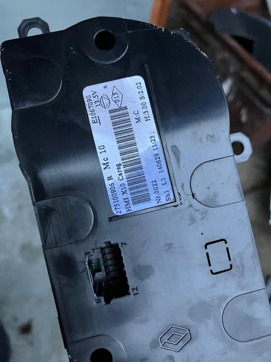 фото №8, Панель кондиціонера повітропровід renault zoe 275100906r