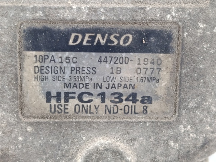 фото №7, Компресор кондиціонера mitsubishi space wagon iii 10pa15c 447200-1940 denso