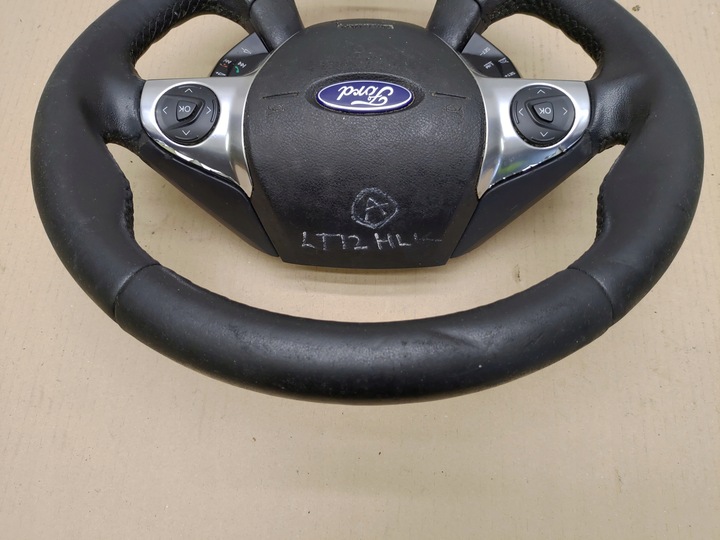 фото №10, Руль + подушка безопасности мультифункция кожа ford c-max mk2 ii годы 2010-2014