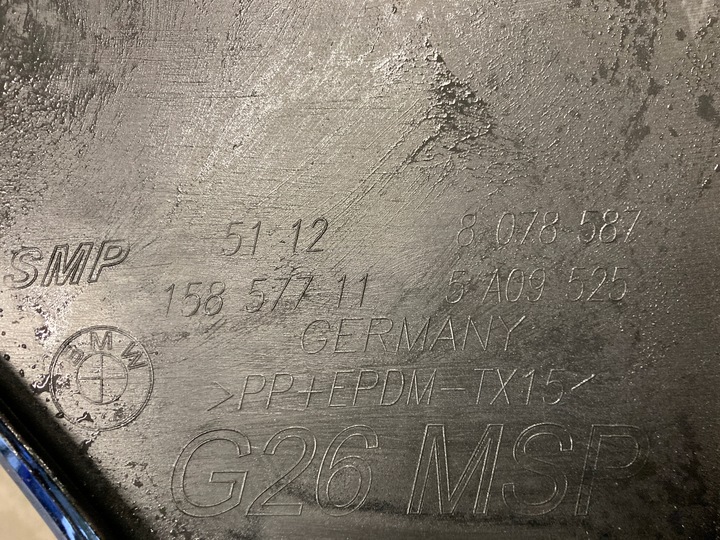 фото №11, Bmw 4 g26 m набор планка бампера зад левая оригинал.